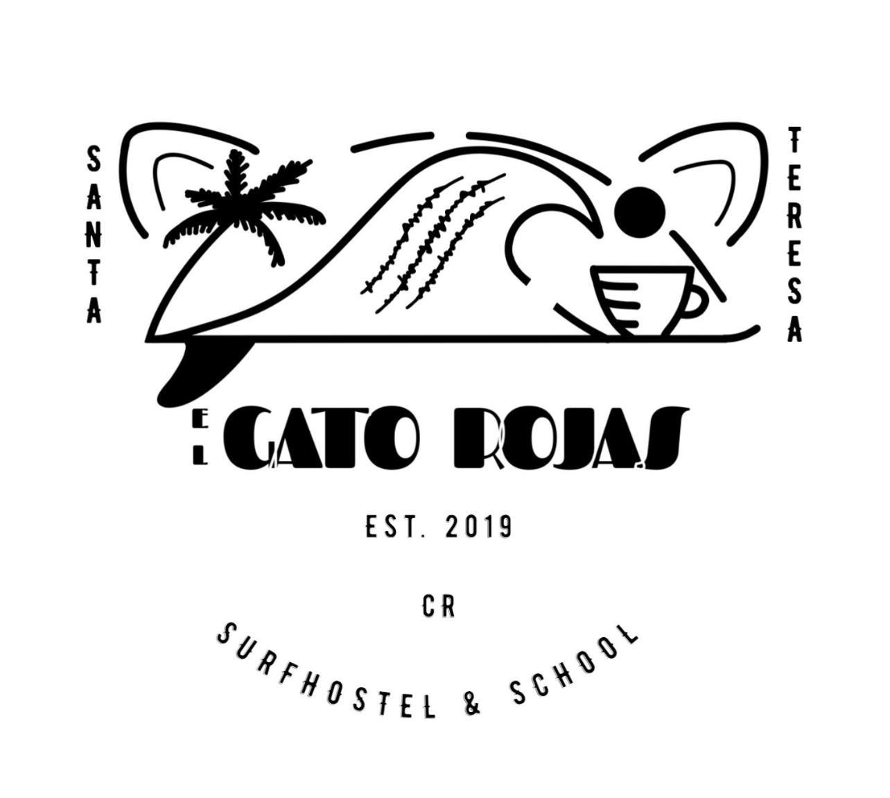 El Gato Rojas Surf Hostel Playa Santa Teresa  Bagian luar foto